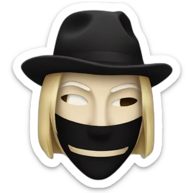 V from V For Vendetta sticker