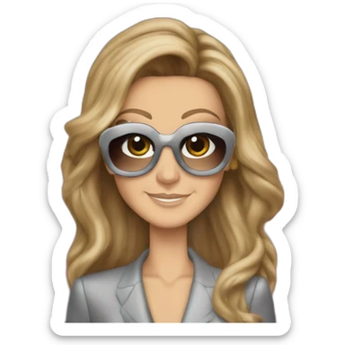 Céline Dion Christmas sticker