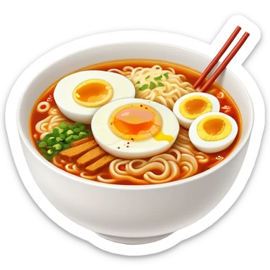 Spicy miso ramen sticker