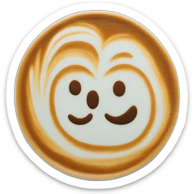 Latte-Art sticker
