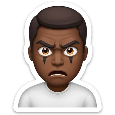 Angry arrogant is tired of idiots powerful being or engity sticker