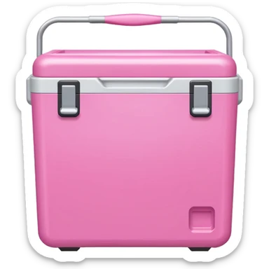 pink cooler sticker