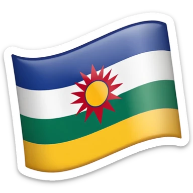 Create a Kurdistan flag  sticker