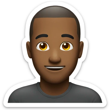 with a mischievous look sticker