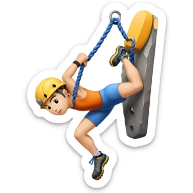 Climbing sticker