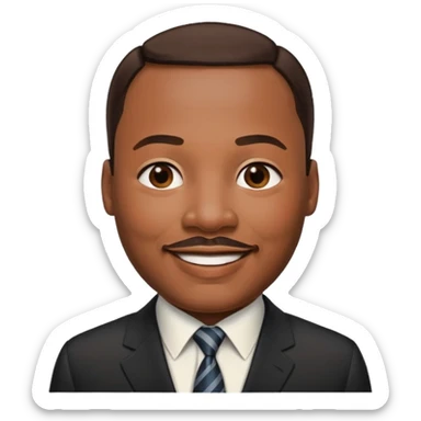 Martin Luther King Jr sticker