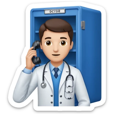 doctor who telephone cabinet sticker