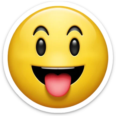 wonder emoji just like in the pacman  sticker