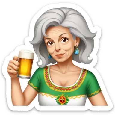 Cerveza Drinker sticker
