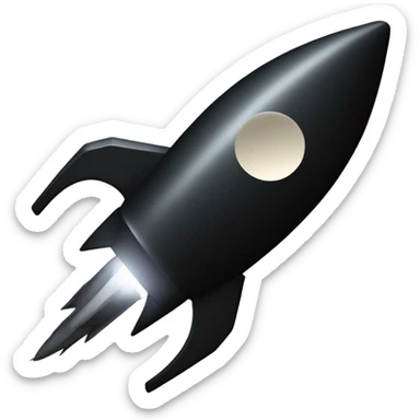 combine the dark moon with the rocket sticker