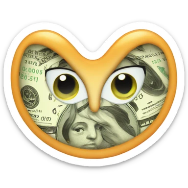 Nami avec des yeux en dollars  sticker