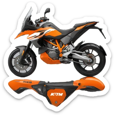 Moto KTM  sticker
