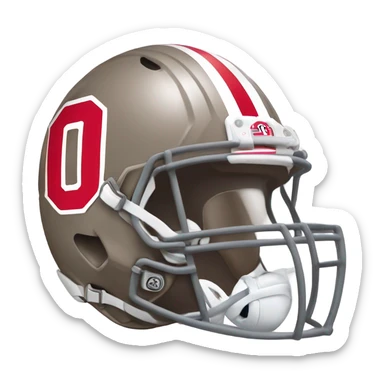 buckeye nut in ohio state gear sticker