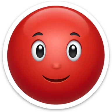 red ballin thing sticker