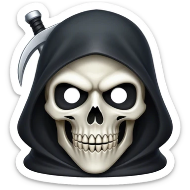 Reaper head sticker