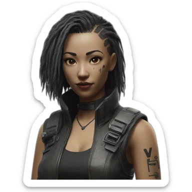 V from cyberpunk 2077 sticker