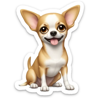 Dog chihuahua sticker