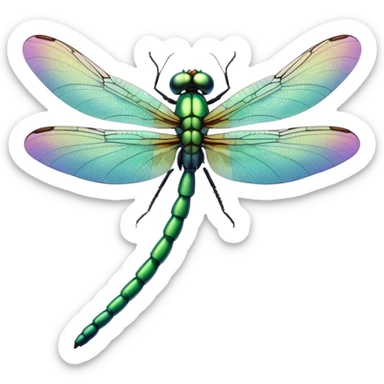 Beautiful dragonfly emjoi sticker