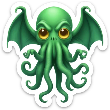 Cthulhu in a T-pose sticker