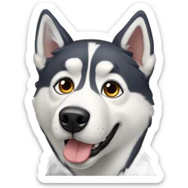 A Husky Dog sticker