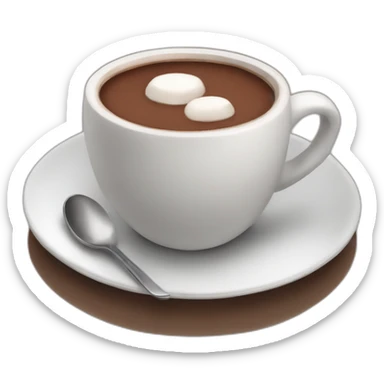 hot chocolate sticker
