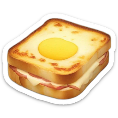 Croque monsieur sticker