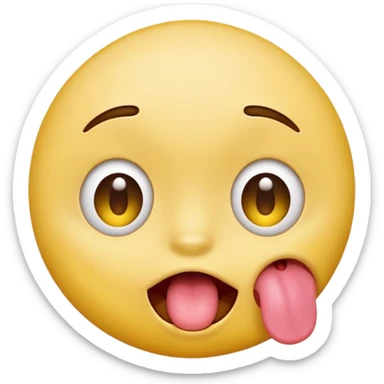 Youtube lil emoji like this 🤪  sticker