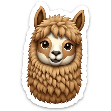 llama with coil sticker