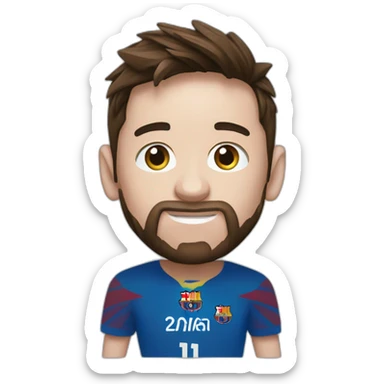 messi levantando la copa del mundo sticker