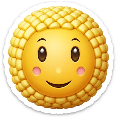 Corn ball sticker