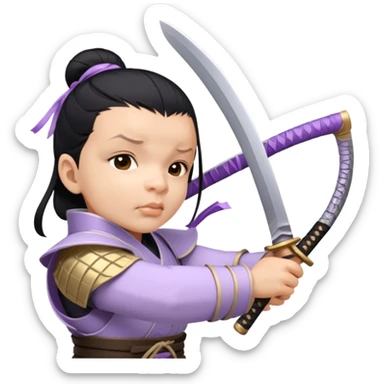Gentle Samurai sticker