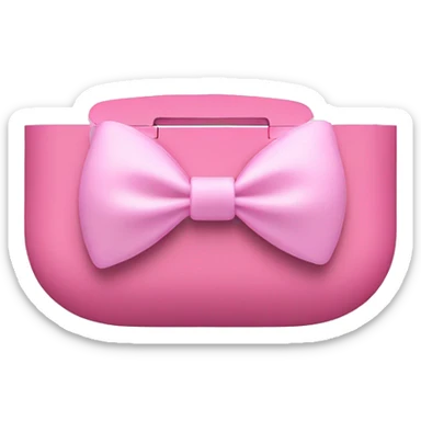 Pink apple airpods pro with bow sticker