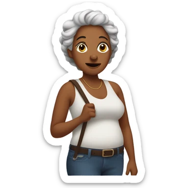 Mama ribia guapa sticker