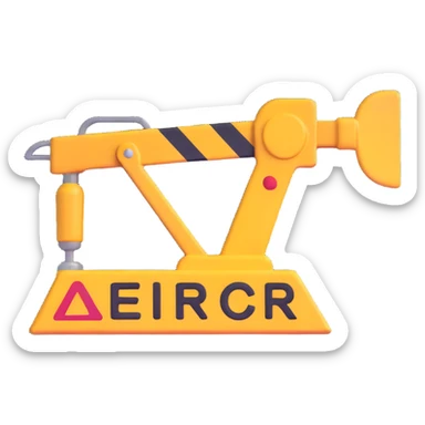 construction sign with 'em construção' text, animated effect, lights or tools suggesting movement sticker