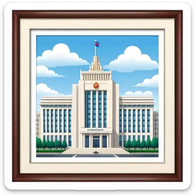 Ministry of Foreign Affairs of Russia building sticker