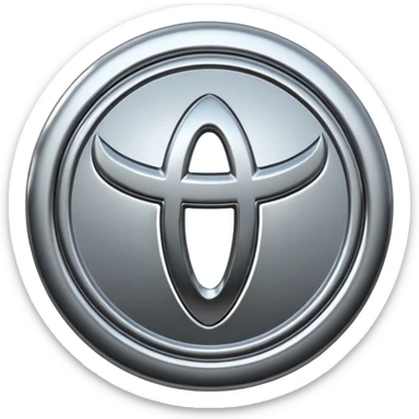 Toyota logo gerçek sticker