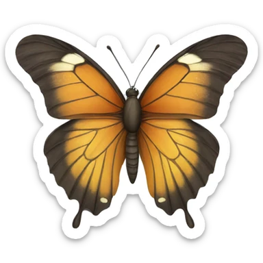 Butterfly sticker