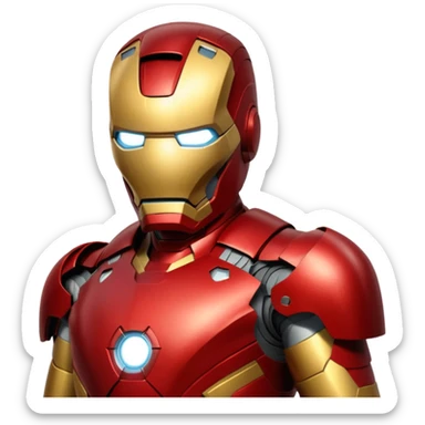Iron man  or hulk  sticker