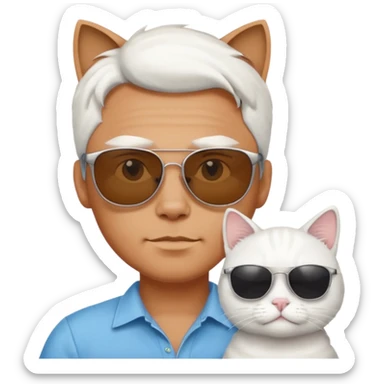 Can you make these emojis one 😎😼 sticker