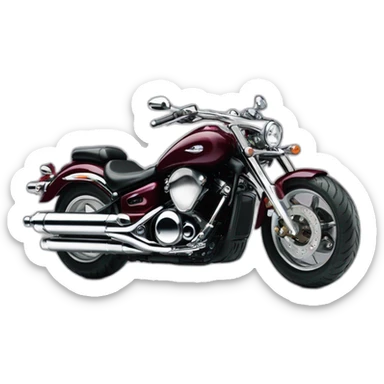 Yamaha xvs 1100 Dragstar bordeaux sticker