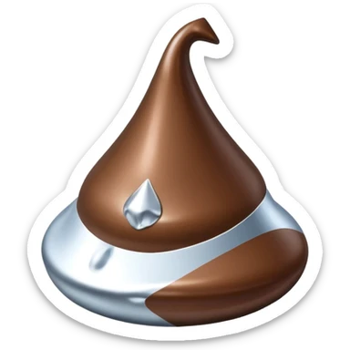 Hershey kiss emoji sticker