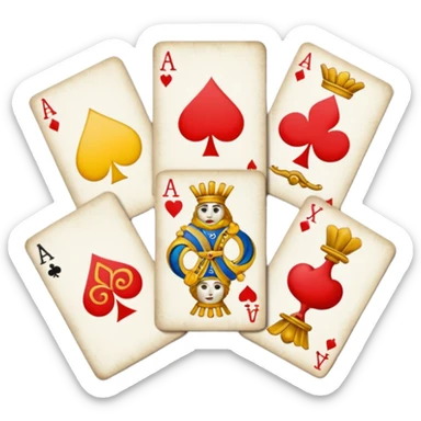 carte da briscola sticker