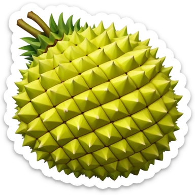 Durian fruit  sticker