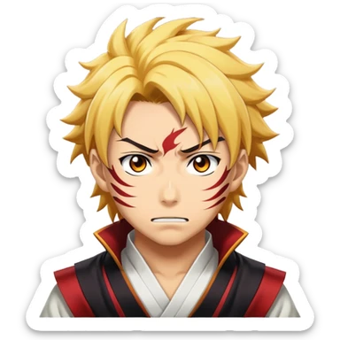Rengoku from anime demon slayer sticker