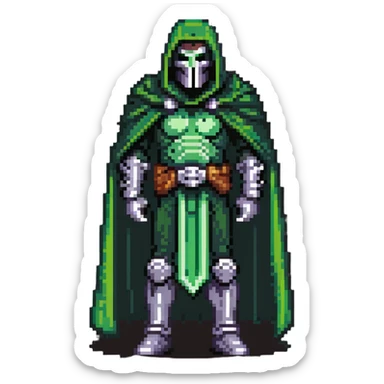 Doctor Doom Marvel villain sticker