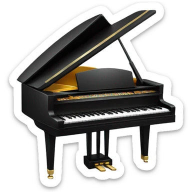 piano sticker