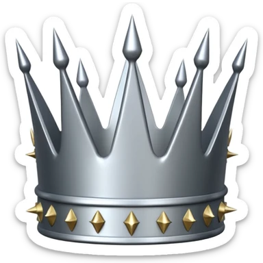 Spiked crown sticker