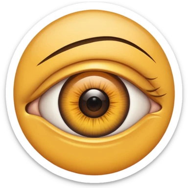 Eye twitch emoji sticker