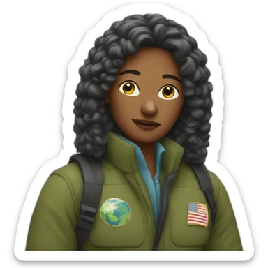 climate activist working in local politics sticker