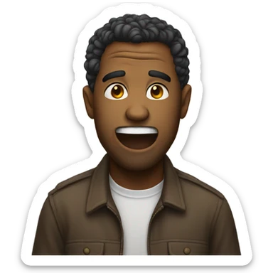 trying not to laugh  sticker